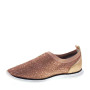 Nina Capri Lotus Mocassini Casual Donna Pelle Rosa Strass