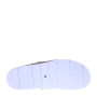 STILEDIVITA 8648 Sandali Sportivi Donna Pelle Laminata Argento Tacco Zeppa 4Cm Suola Gomma