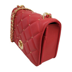 VALLEVERDE 96100 Borsa Donna Rosso con Tracolla Catena