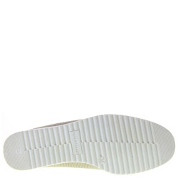 VALLEVERDE 11218 Mocassini Casual Donna Pelle Taupe Tacco Zeppa 4Cm Suola Gomma