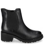 VALLEVERDE 17121 Stivaletti Casual Donna Pelle Nero Tacco Grosso 5Cm Suola Gomma Gambale Caviglia VALLEVERDE 17121 Stivaletti Casual Donna Pelle Nero Tacco Grosso 5Cm Suola Gomma Gambale Caviglia