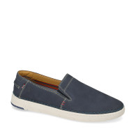 VALLEVERDE 17975 Slipon Casual Uomo Nubuk Navy  Suola Gomma