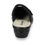 VALLEVERDE 25237 Pantofole Casa Camera Donna Panno Blu Tacco Zeppa 4Cm Suola Gomma