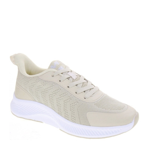 VALLEVERDE 34200 Sneaker Casual Donna Tessuto Beige  Suola Gomma