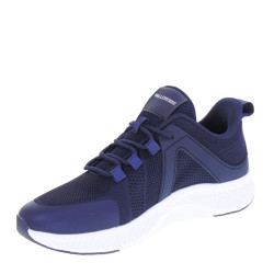 VALLEVERDE 34900 Sneaker Casual Uomo Tessuto Blu  Suola Gomma