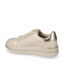 VALLEVERDE 35484L Sneaker Casual Donna Pelle Sintetica Beige Tacco Zeppa 5Cm Suola Gomma