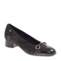 VALLEVERDE 36376 Decollete Classici Donna Scamosciato Marrone  Tacco Grosso 3Cm Suola Gomma