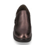 VALLEVERDE 36446 Mocassini Classici Donna Pelle Bronzo Tacco Zeppa 6Cm Suola Gomma VALLEVERDE 36446 Mocassini Classici Donna Pelle Bronzo Tacco Zeppa 6Cm Suola Gomma