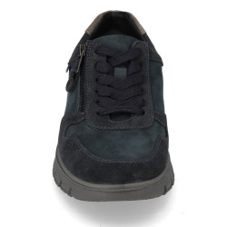 VALLEVERDE 36881 Sneaker Casual Uomo Scamosciato Navy  Suola Gomma