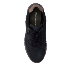 VALLEVERDE 36881 Sneaker Casual Uomo Scamosciato Navy  Suola Gomma