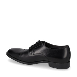 VALLEVERDE 47820 Derby Cerimonia Uomo Pelle Nero  Suola Gomma