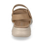 VALLEVERDE 57100 Sandali Sportivi Donna Pelle Sintetica Beige Tacco Zeppa 3Cm Suola Gomma VALLEVERDE 57100 Sandali Sportivi Donna Pelle Sintetica Beige Tacco Zeppa 3Cm Suola Gomma