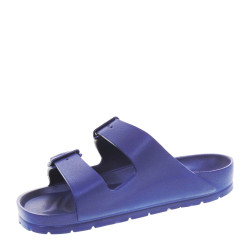 VALLEVERDE 59800A Ciabatte Mare Spiaggia Uomo Pvc Blu  Suola Gomma
