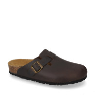 VALLEVERDE VH32950IG Sabot Casual Uomo Pelle Marrone  Suola Gomma