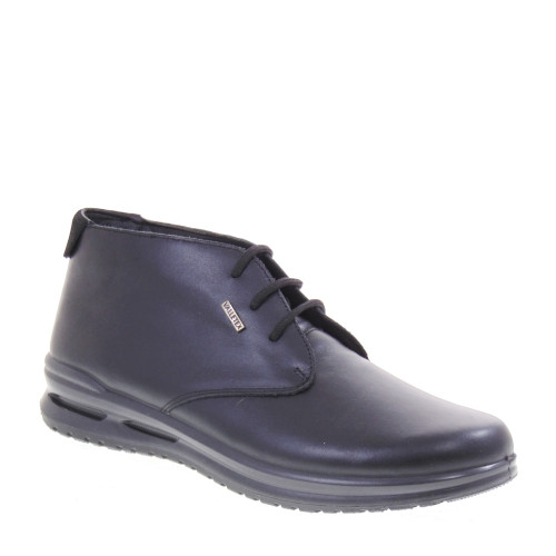 VALLEVERDE VL53823P Stringate Basse Uomo Pelle Nero  Suola Gomma