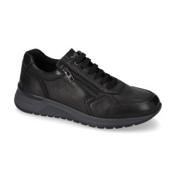 VALLEVERDE VY901F Sneaker Casual Uomo Pelle Nero  Suola Gomma
