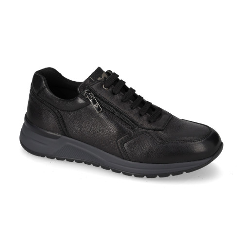 VALLEVERDE VY901F Sneaker Casual Uomo Pelle Nero  Suola Gomma