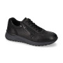 VALLEVERDE VY901F Sneaker Casual Uomo Pelle Nero  Suola Gomma