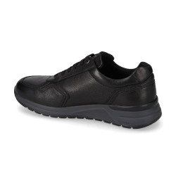 VALLEVERDE VY901F Sneaker Casual Uomo Pelle Nero  Suola Gomma