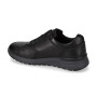 VALLEVERDE VY901F Sneaker Casual Uomo Pelle Nero  Suola Gomma
