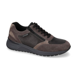 VALLEVERDE VY908F Sneaker Casual Uomo Pelle Camoscio Antracite  Suola Gomma
