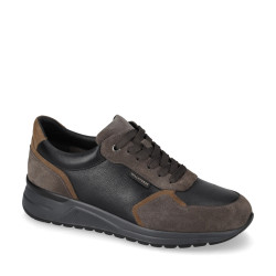 VALLEVERDE VY956W Sneaker Casual Uomo Pelle Camoscio Antracite  Suola Gomma