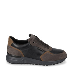 VALLEVERDE VY956W Sneaker Casual Uomo Pelle Camoscio Antracite  Suola Gomma