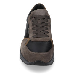 VALLEVERDE VY956W Sneaker Casual Uomo Pelle Camoscio Antracite  Suola Gomma