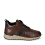 VALLEVERDE VY958W Sneaker Casual Uomo Pelle Cuoio  Suola Gomma Gambale Caviglia