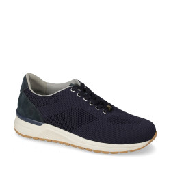 VALLEVERDE VY980W Sneaker Casual Uomo Tessuto Blu  Suola Gomma